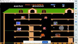 Mappy NES gameplay [upl. by Rosetta]