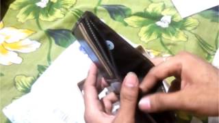 Original Woodland genuine leather Wallet Unboxing [upl. by Oikim510]