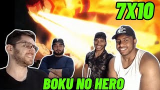 React My Hero Academia 7x10  PQ o anime tirou a glória do Endeavor 😫😫😫 [upl. by Atiuqin]