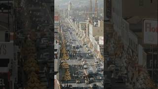 Hollywood Boulevard in the 1950s  Restored Footage [upl. by Ezzo]