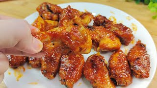 The best chicken wings ive ever eaten  easy chicken wings recipe [upl. by Gnouhk]