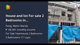 House and lot For sale 2 Bedrooms in Greenwoods Pasig City PH2836 [upl. by Oriel437]