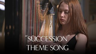 Succession Theme Song on Harp [upl. by Sivrahc]