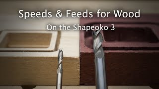 Speeds and Feeds for Wood on the Shapeoko  MaterialMonday [upl. by Broddy]