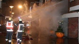 Winschoten  Grote brand in centrum van Winschoten [upl. by Enehpets958]