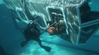 Camp Pendleton Marines submerge in Helo Dunker [upl. by Keeler]