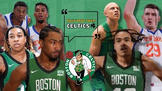 Jay Scrubb Earning Celtics Contract Dalano Banton Better  Reacting to CelticsKnicks Summer League [upl. by Nomae]