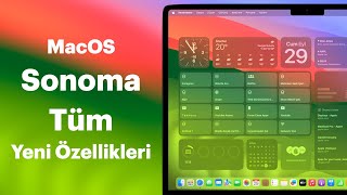 MacOS Sonoma Tüm Yenilikleri  Gizli Özellikleri 20 Yeni Özellik [upl. by Ajoop]