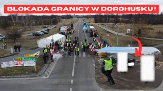 BLOKADA NA GRANICY W DOROHUSKU ROZMOWA Z OCHRONĄ TERMINALU PRZEŁADUNKOWEGO [upl. by Attekram]