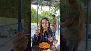 Noodles Lover Ladki ne Chin Tapaak Dam Dam kar diya 😨😂 shorts trending comedy meghachaube [upl. by Nayhr]