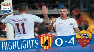 Benevento  Roma 04  Highlights  Giornata 5  Serie A TIM 201718 [upl. by Carlstrom]