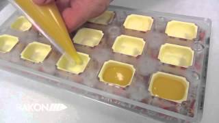 How to use magnetic chocolate molds by Bakon USA [upl. by Enilauqcaj]