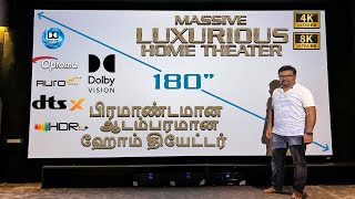 LUXURIOUS ATMOS 724 HOME THEATER PROJECT  COIMBATORE hometheater dolbyatmos thx [upl. by Ambrosine]