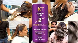 How To Cysteine Treatment For Damage Hair Kt Cysteine  जले हुऐ बालों को कैसे सही करेंSalonfact [upl. by Ahsirak]