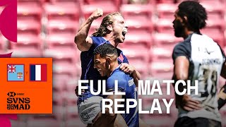 Secondhalf French revival  Fiji v France  Mens SemiFinal  HSBC Madrid Sevens [upl. by Anuahsat1]