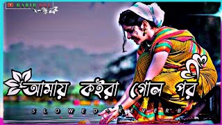 Amay Koira Geli Por  আমায় কইরা গোল পর SlowedReverb Bangla Lofi Song HABIB001 [upl. by Gannie]