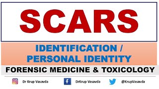 Scars  Identification  Dr Krup Vasavda [upl. by Chellman]