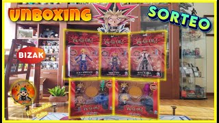 Unboxing y Sorteo de las Nuevas Figuras de YuGiOh de BIZAK [upl. by Ihsakat156]