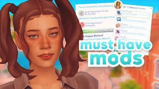 15 must have mods that improve your game✨ Sims 4 Mod Review [upl. by Sillihp]