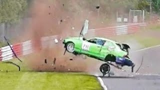 NÜRBURGRING CRASH COMPILATION  NORDSCHLEIFE CRASHES amp FAIL COMPILATION  VLN [upl. by Oza596]