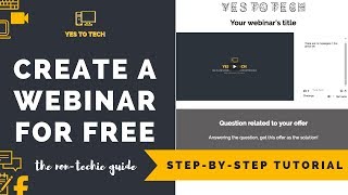 FREE WEBINAR HOW TO CREATE WEBINAR FOR FREE  Host A Webinar On YouTube For Free Webinar Tutorial [upl. by Mateo113]