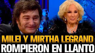 MILEI Y MIRTHA LEGRAND ROMPIERON EN LLANTO [upl. by Corsetti301]