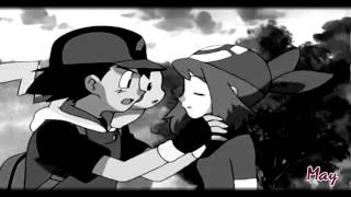 Advanceshipping  Say something  May amp Ash  Pokemon AMV [upl. by Dlonra]