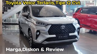 Toyota Veloz 2023 terlaristipe Q Cvt non TSS  Harga amp Review [upl. by Sivi999]