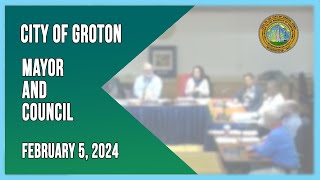 City of Groton Mayor amp Council  2524 [upl. by Sherwynd]