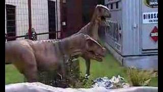 Animatronic Dinosaurs in devon the real jurassic park [upl. by Anawek]