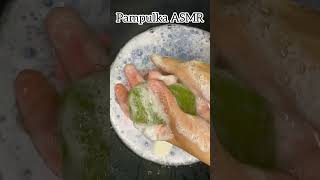 ASMR Washing watermelon soap [upl. by Nylaj]