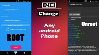 How To Change IMEI Number root and unroot android Phone  Bangla [upl. by Chilson]