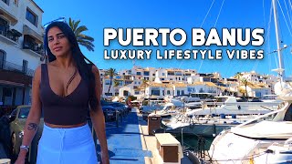 Puerto Banus Marbella Spain Luxury Lifestyle Vibes Update April 2023 Costa del Sol  Málaga 4K [upl. by Danie]