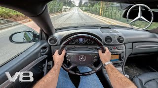 Mercedes CLK 500 V8 POV Test Drive  W209 V8 Acceleration Performance [upl. by Eitsyrhc210]