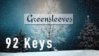 Greensleeves  Violin amp Piano  92 Keys Christmas [upl. by Lydell]