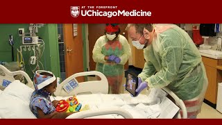 Comer Childrens Hospital brings holiday magic to sick kids [upl. by Lyrrehs348]