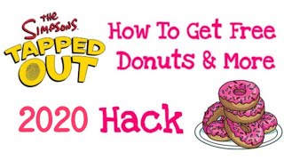 TSTO How To Get Free Donuts amp More 2020 HACK  Ted2001 Check the Description amp the Comments [upl. by Oiludbo82]