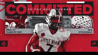 💥 🌰 Commit Reis Stockdale Ultimate Sr SZN Highlights Preferred Walkon  Ohio State Football 🏈 [upl. by Ahsikym395]