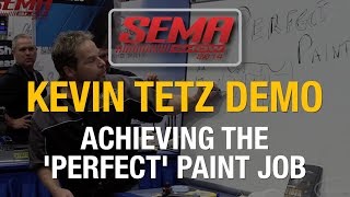 SEMA 2014  How To Paint A Car Yourself At Home With Kevin Tetz  Eastwood [upl. by Eenahc]