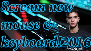 CS GO ScreaM 2016 New mouse with his autograph and new keyboard [upl. by Thorman330]