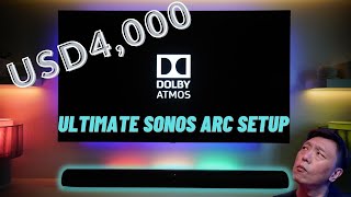 My new ULTIMATE Sonos ARC setup with Sonos Amp and Sonance Inceiling speakers [upl. by Ygiaf33]