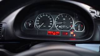 BMW E46 330i meter panel Indicator メーター 警告灯 表示灯 [upl. by Kciv]