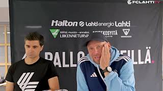 FCLahtiTV  FC LahtiHJK 382024 Lehdistötilaisuus [upl. by Sholem]