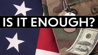 Can You Live Off Military Retirement  How Much Do You Get [upl. by Mw273]