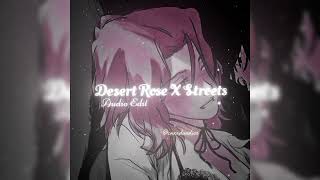 Desert Rose X Streets  Edit Audio [upl. by Atsed92]