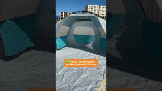 Beachside Retreat  Shade and Relaxation  45 Person Beach Tent [upl. by Naejarual]