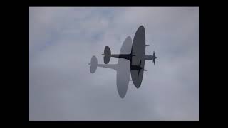 Ayr Show Ayr 20230909 SUPREMARINE SPITFIRE quotAces Highquot Iron Maiden [upl. by Lorrac981]