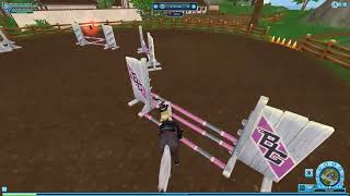 Bobcats Show Jumping Circuit shortcuts  SSO  1781  Lvl 22  Jorvik Starter Pony [upl. by Ellehcor]