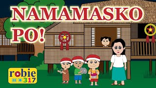 Sa May Bahay Ang Aming Bati  Filipino Christmas Song Tagalog [upl. by Akirdna]