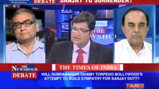 Dr Subramanian Swamy vs Markandey Katju debate  Pardon for celebrities not for common man [upl. by Euqram362]